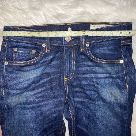 Rag & Bone mid-rise crop skinny jeans - Picture 9 of 14